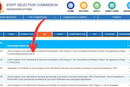 SSC JE Result 2023 Declared: Check Your Scores and Cutoff at ssc.nic.in