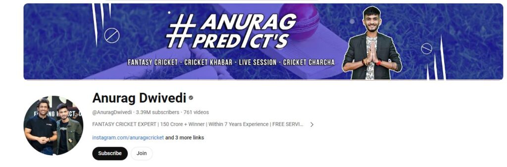 Anurag Dwivedi Making Millions Every Month with Fantasy Cricket