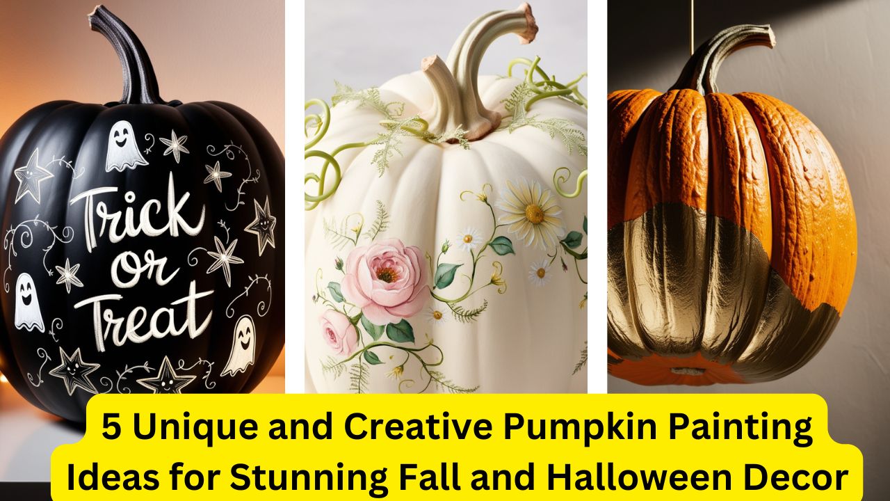 5 Unique and Creative Pumpkin Painting Ideas for Stunning Fall and Halloween Decor