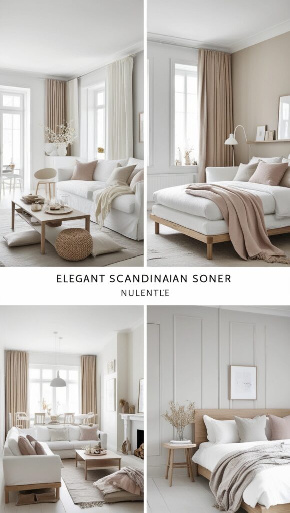 Leonardo Phoenix An elegant Scandinavian interior featuring a 3 1