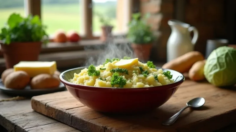 Best Colcannon Recipe Traditional Irish Potatoes and Cabbage Dish
