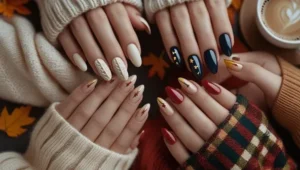 ovember Nail Art to Warm Your Style