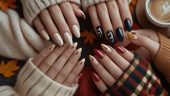 ovember Nail Art to Warm Your Style