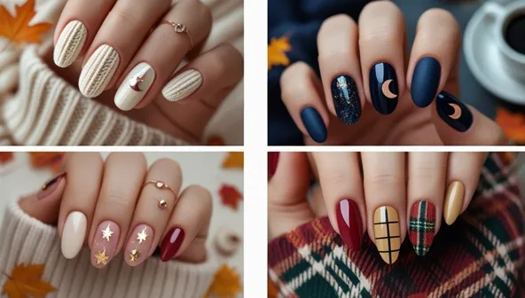ovember Nail Art to Warm Your Style