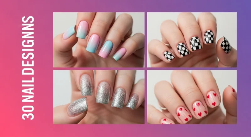 30 Simple Nail Paint Designs for Beginners