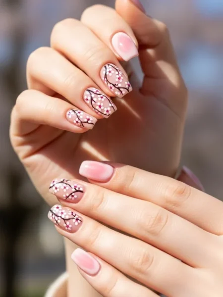 Cherry Blossom Nails Are Breaking the Internet This Spring