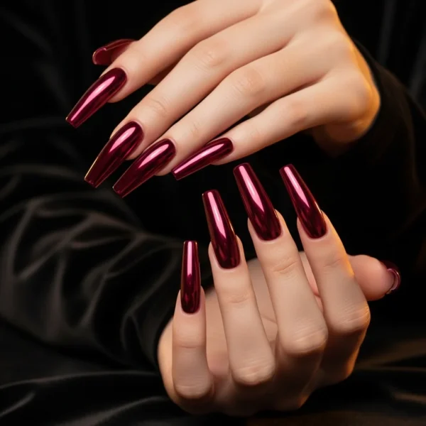 Long Coffin Nails
