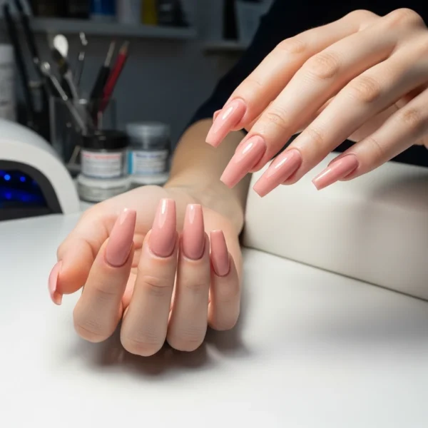 Acrylic Coffin Nails