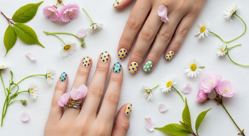 Polka Dot Nails Spring 2026