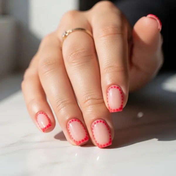 Micro Dot French Tips