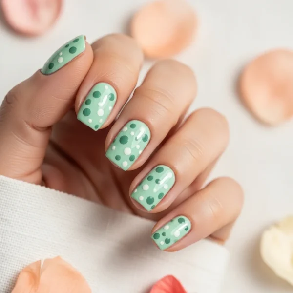 Scattered Dots on a Pastel Base