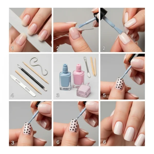 How to Do Polka Dot Nails at Home: Step-by-Step