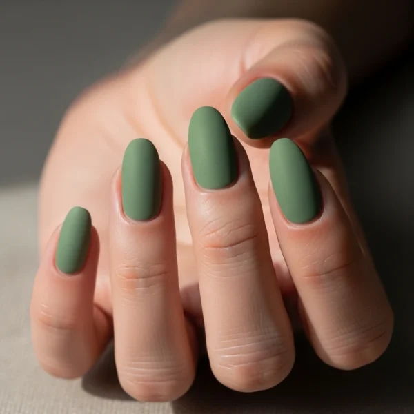 Matcha Nails Design Ideas April 2026: The Trendy Green You Need This Season 4 Classic Matcha Green nail Design