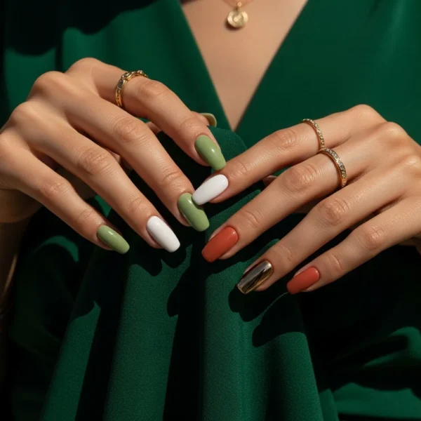 Matcha Nails Design Ideas April 2026: The Trendy Green You Need This Season 9 What Colour Nails Are in Fashion Right Now