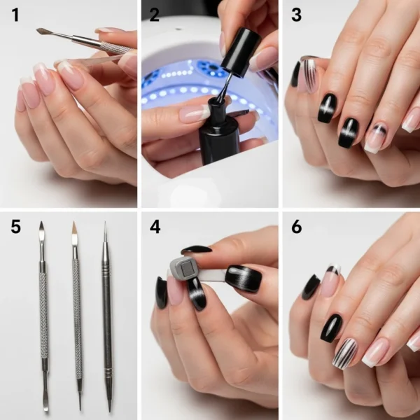 How to Do Cat Eye Nails at Home