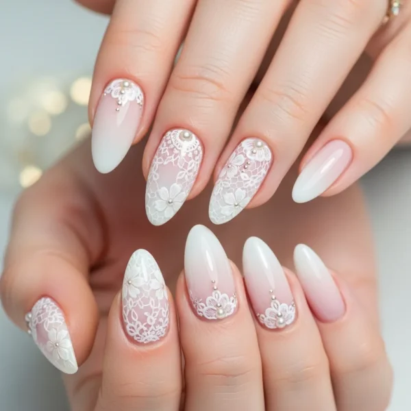 Lace Nail Art Tutorial – How to Do Doily Nails at Home Step by Step in 2026 8 Bridal Lace Nails