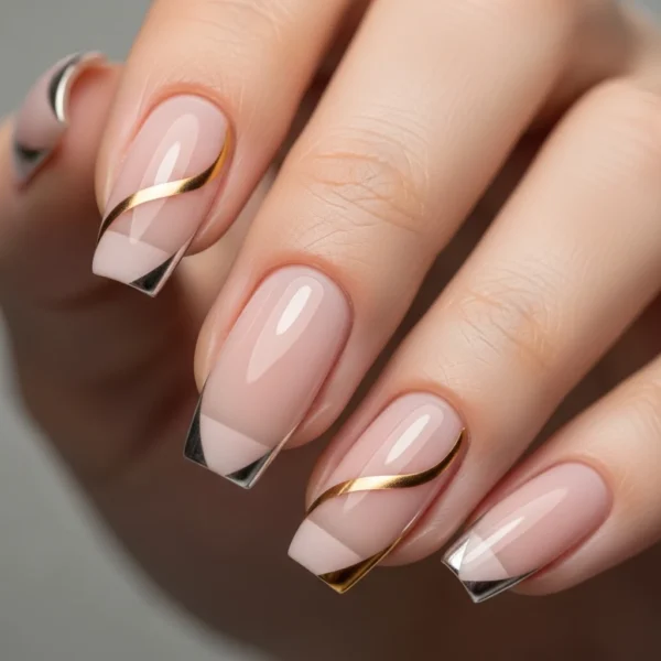 Stripe Nail Art 2026: 15 Easy Line Designs Using Nail Tape 11 Stripe Nail Designs 2026