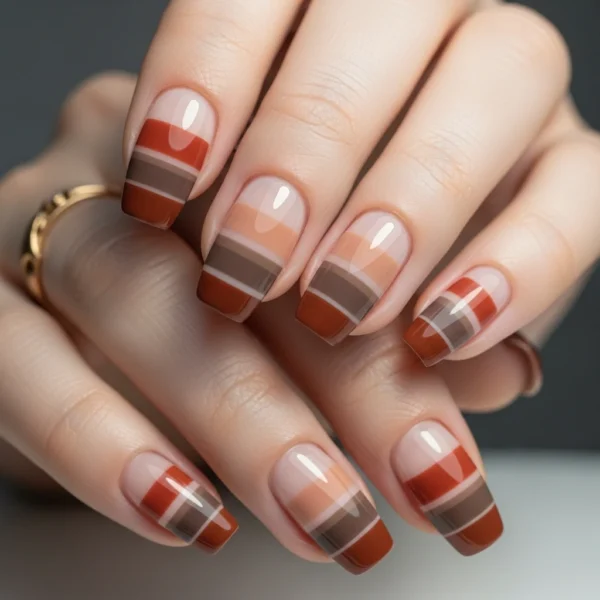 Stripe Nail Art 2026: 15 Easy Line Designs Using Nail Tape 13 Stripe Nail Designs 2026