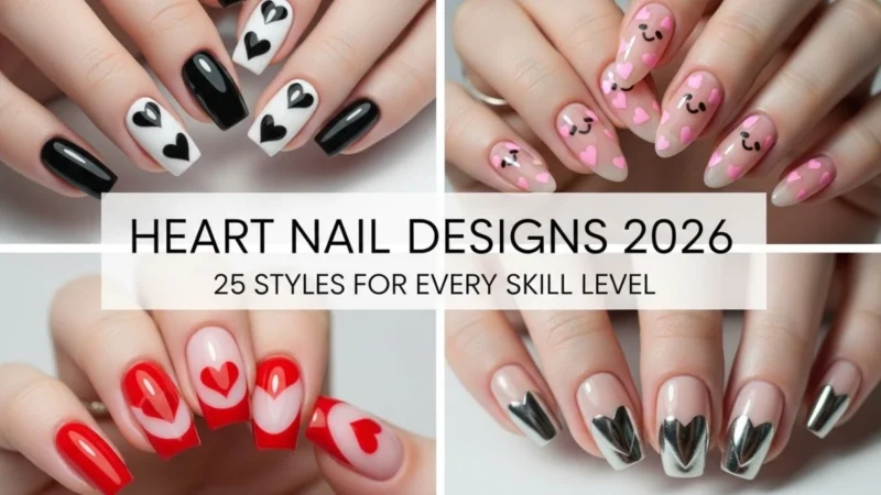 Heart Nail Designs 2026